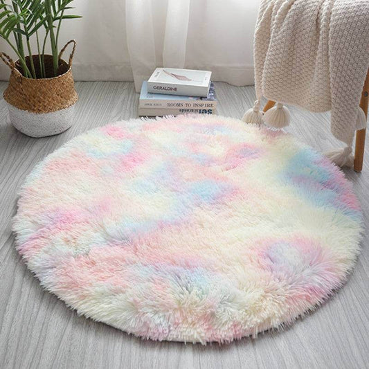 Nordic Living Room Carpet Tie-dye Sofa Coffee Table Mat Home Bedroom Bedside Blanket - VIOLA GRACE