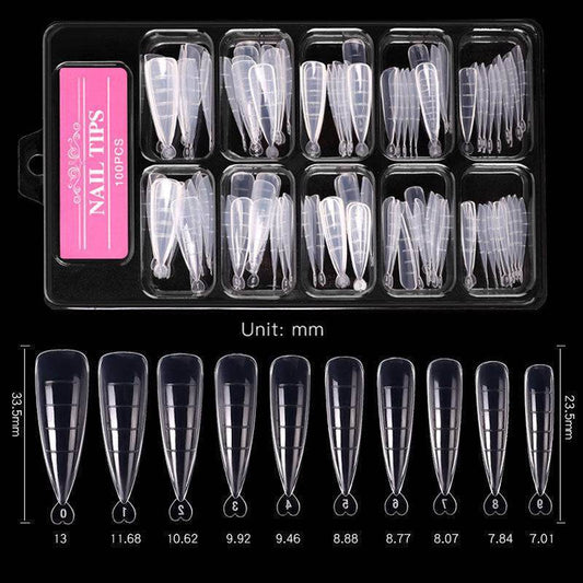Nail Art Sheets Ultra-thin Non-marking Water Drop Pointed 100 Pieces