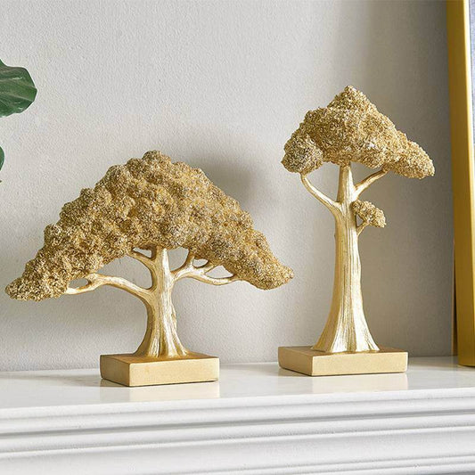 Golden Lucky Tree Decoration Store Cashier Desk Creative Decoration