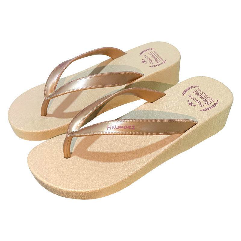 Flip-Flops Women's Outdoor Flip-flops Bathroom Beach Slippers - VIOLA GRACE